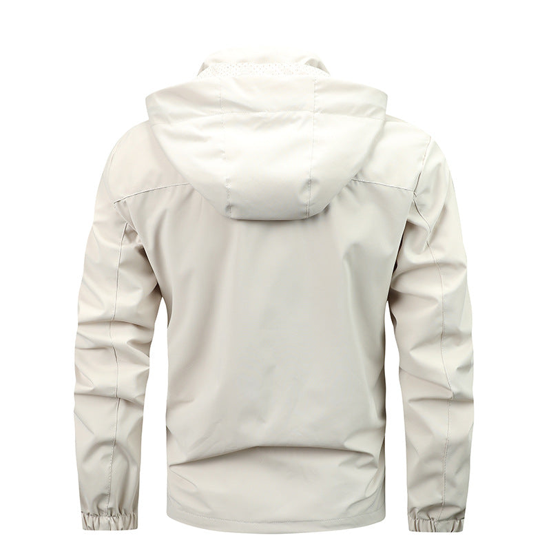 Herren Outdoor-Jacke Funktionsjacke Wasserabweisend Reflektierend