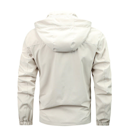 Herren Outdoor-Jacke Funktionsjacke Wasserabweisend Reflektierend
