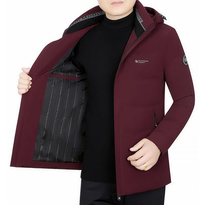 Herren Daunenjacke Warm Wasserabweisend - BerlinGlamour