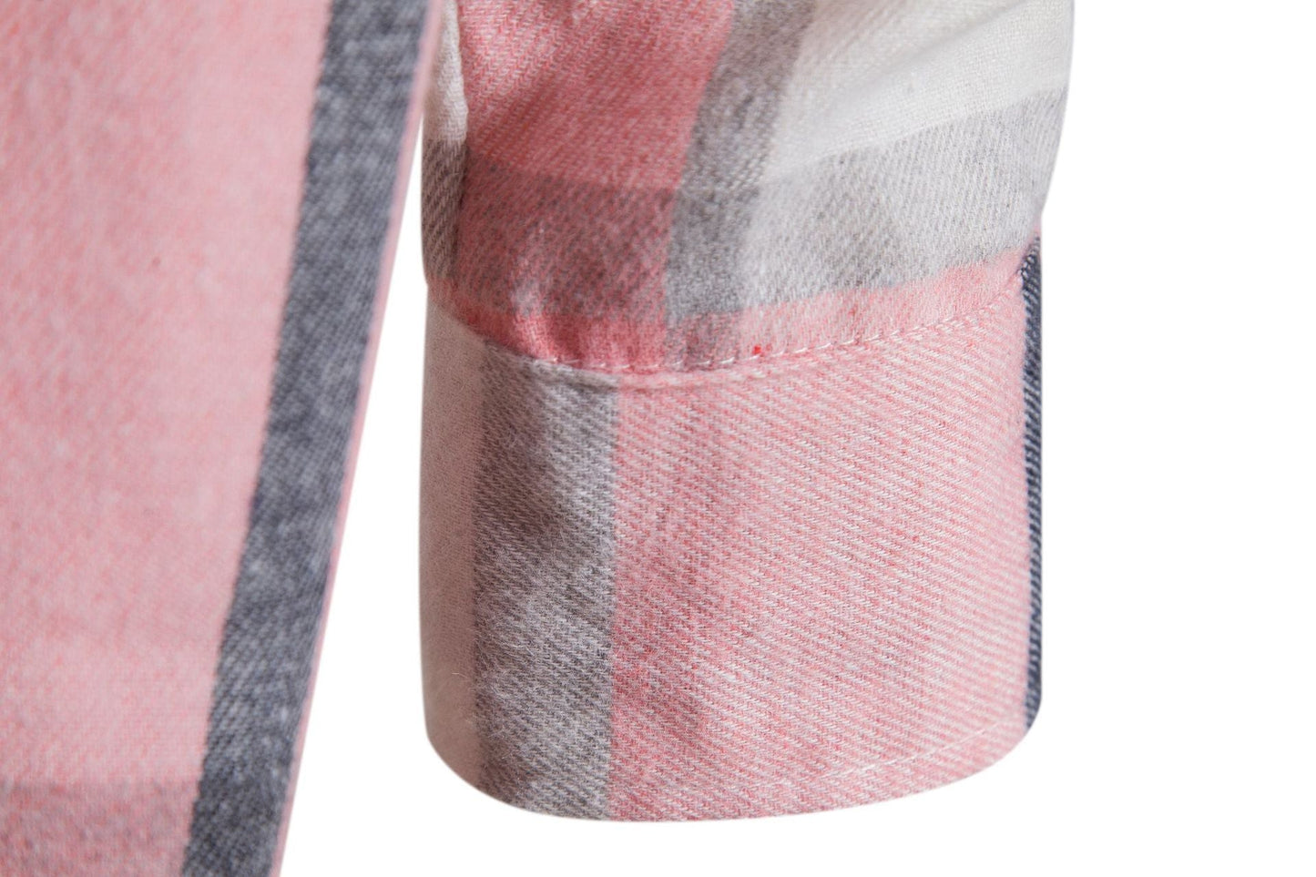 Herren Kapuzenjacke Langarm Karomuster Modern