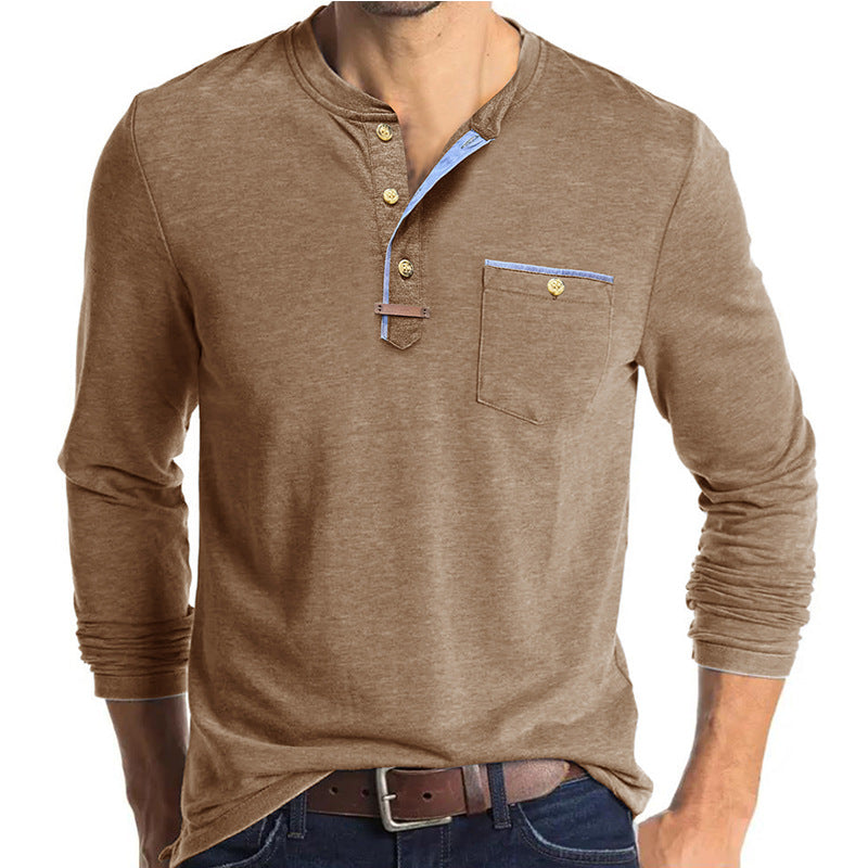 Herren Hemd Langarm mit Brusttasche Modern - BerlinGlamour