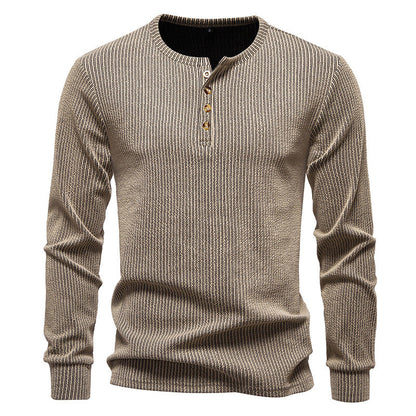 Herren Langarmshirt Streifenmuster Modern Berlin