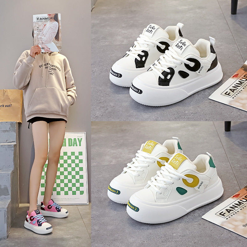 Damen Sneaker Hoch Bequem Modisch Weiß - BerlinGlamour