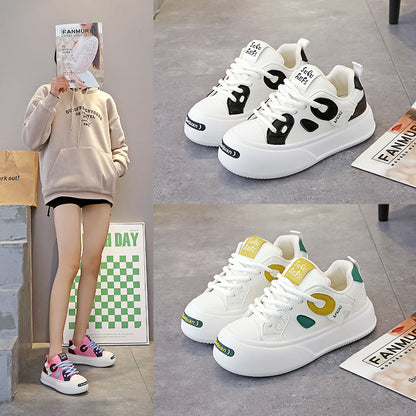 Damen Sneaker Hoch Bequem Modisch Weiß - BerlinGlamour
