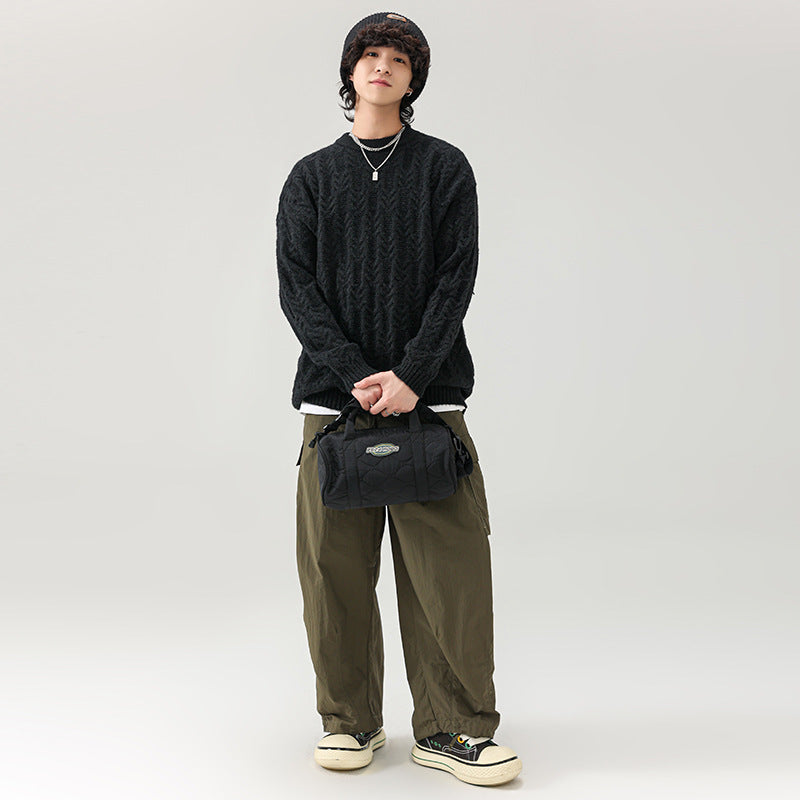 Herren Pullover Grobstrick Klassisch Modern
