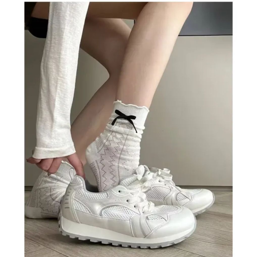 Damen Sneaker Atmungsaktiv Freizeit Schuhe Rutschfest Elegant
