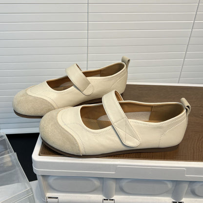 Damen Ballerinas Bequem Verstellbar Gepolstert