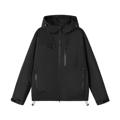 Wasserabweisende Herren Outdoorjacke Funktionell Winddicht