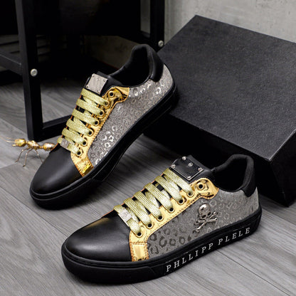 Damen Sneaker Modern Glanz Detail Rutschfest - BerlinGlamour