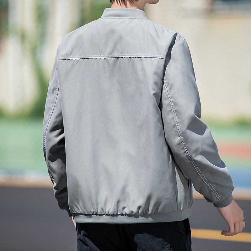 Herren Windbreaker Jacke Sportlich Wasserabweisend