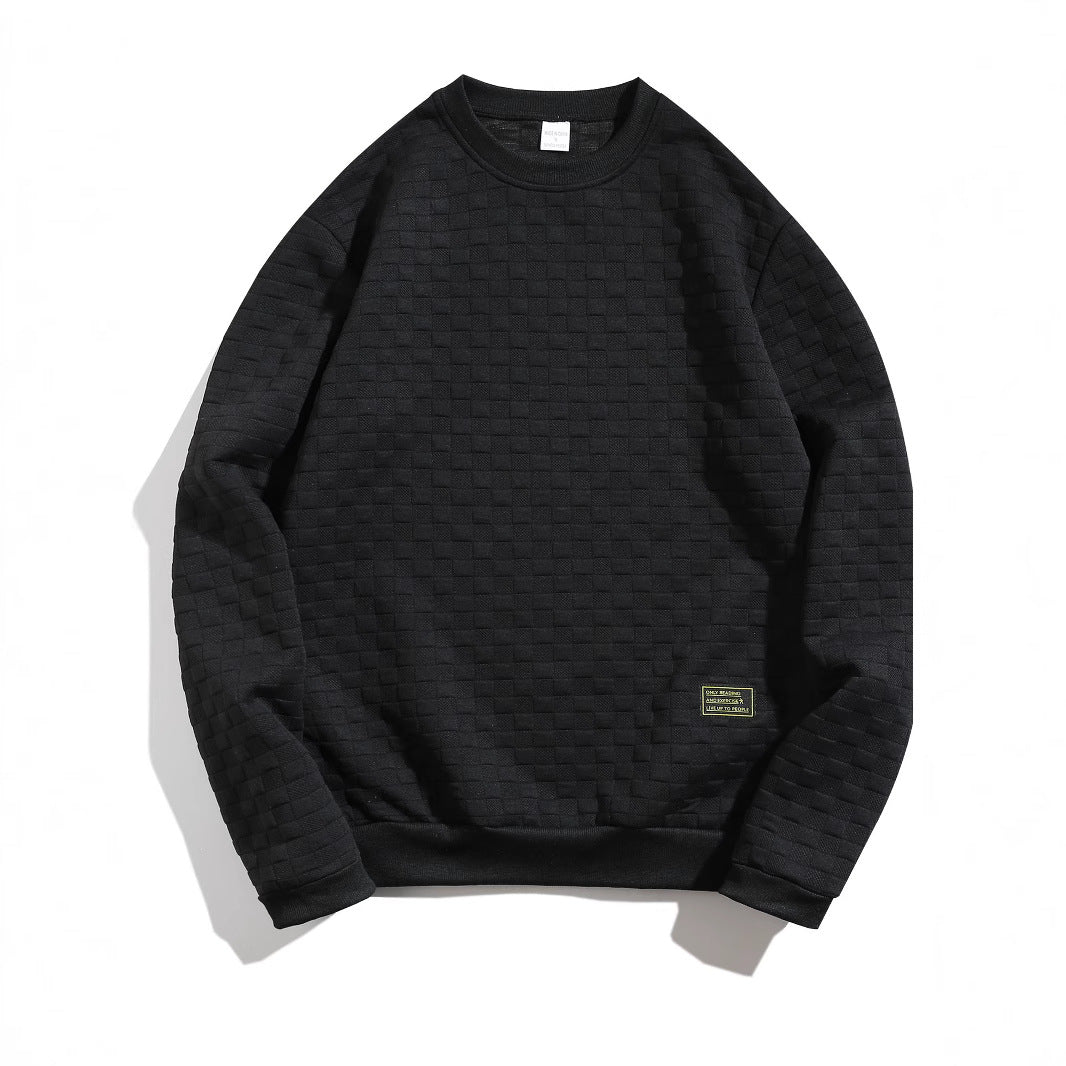 Herren Sweater Lässig Rundhals Elastisch Modern