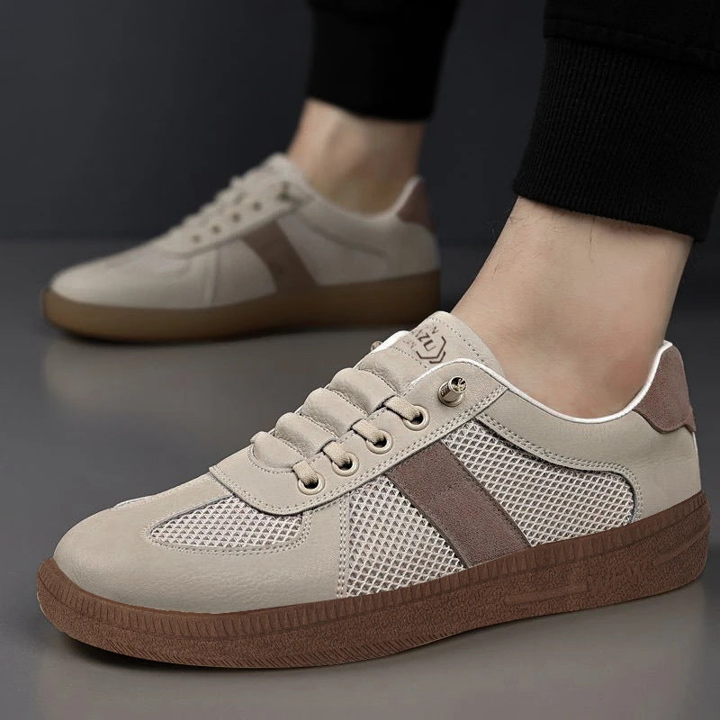 Damen Sport Sneaker Atmungsaktiv Mesh Schwarz - BerlinGlamour