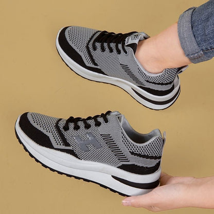 Damen Laufschuhe atmungsaktiv Stoßdämpfend Sneaker