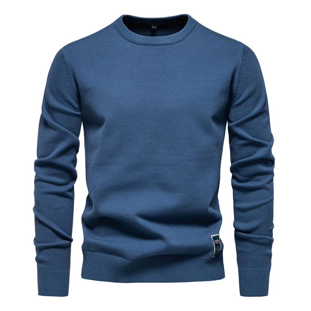 Herren Strickpullover Baumwolle Bequem Passform Modern