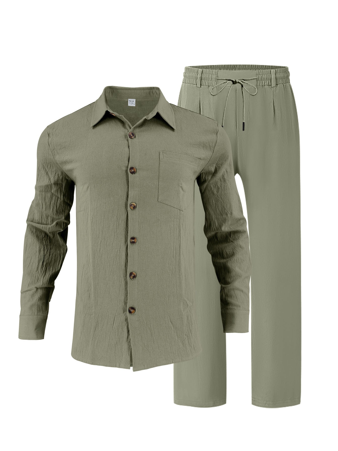 Herren Lounge-Set Bequem Hochwertig Mit Hemd Und Hose