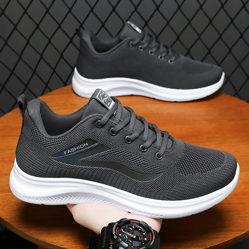 Damen Sport-Schuhe Jogging Atmungsaktiv Mesh Schwarz