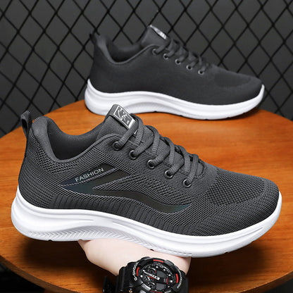 Damen Sport-Schuhe Jogging Atmungsaktiv Mesh Schwarz