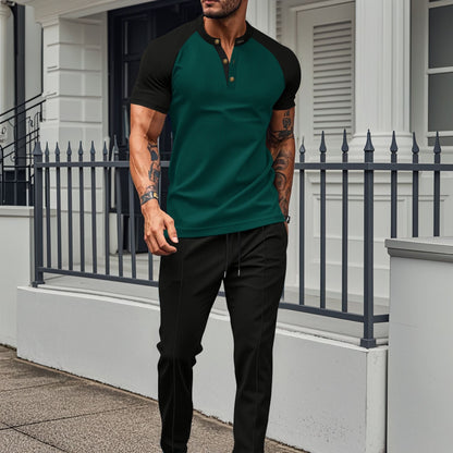 Herren Kurzarmhemd Sportlich Elegant Modern - BerlinGlamour