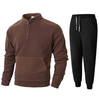 Herren Fleeceanzug Bequem Warm Sportlich