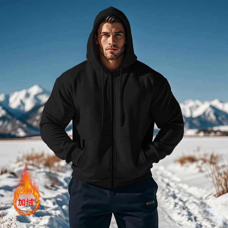 Herren Sportliche Kapuzenjacke: Glamour Sportlich