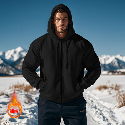 Herren Sportliche Kapuzenjacke: Glamour Sportlich