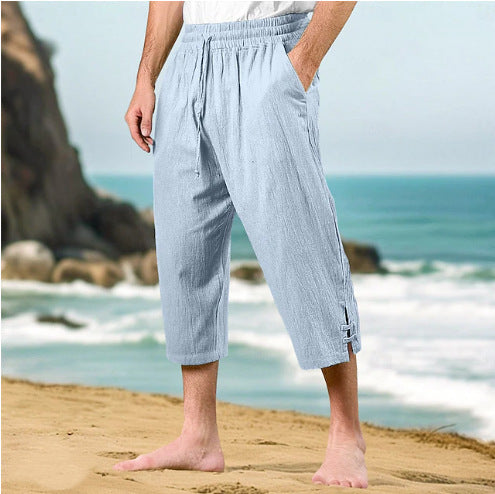 Herren Strandhose Bequem Elastisch Mit Schlitzen - BerlinGlamour