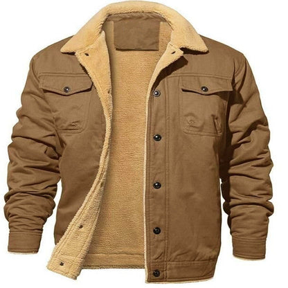 Herren Steppjacke gefüttert Warm mit Kapuze Outdoor - BerlinGlamour