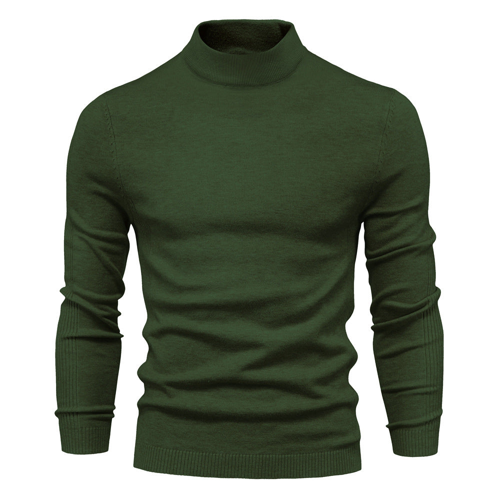 Herren Rollkragenpullover Weich Komfortabel Strick