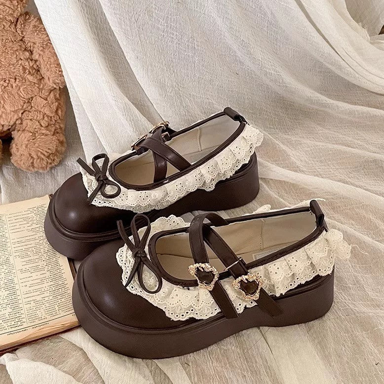 Damen Sandalen Plateau Komfortabel Rüschendetail Gold
