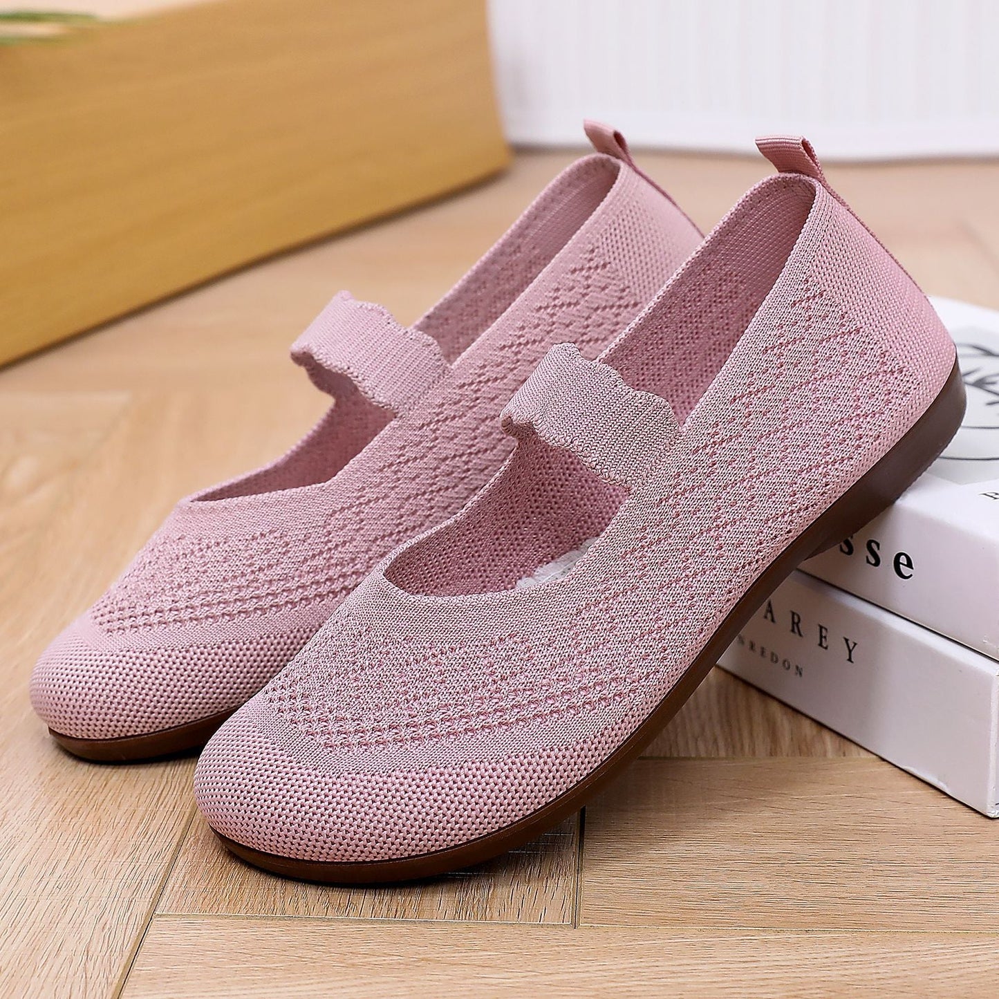 Damen Slippers Komfortabel Elegante mit Verstellbarem Riemen