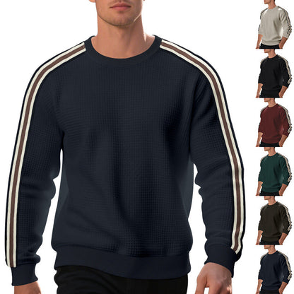 Herren Strickpullover Modern mit Streifen und Textur - BerlinGlamour