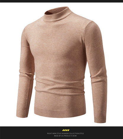 Herren Pullover Stehkragen Elegante Kaschmir Qualität