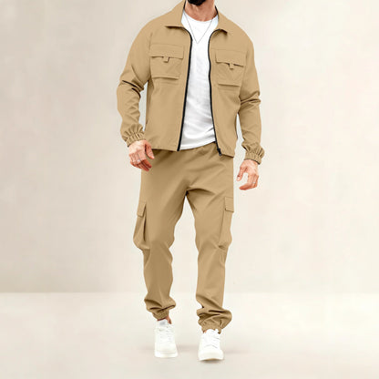 Herren Anzug Lässig Freizeit Modern Utility Style