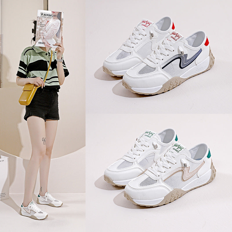 Damen Sneaker Atmungsaktiv Mit Dämpfung Weich Laufsohle - BerlinGlamour