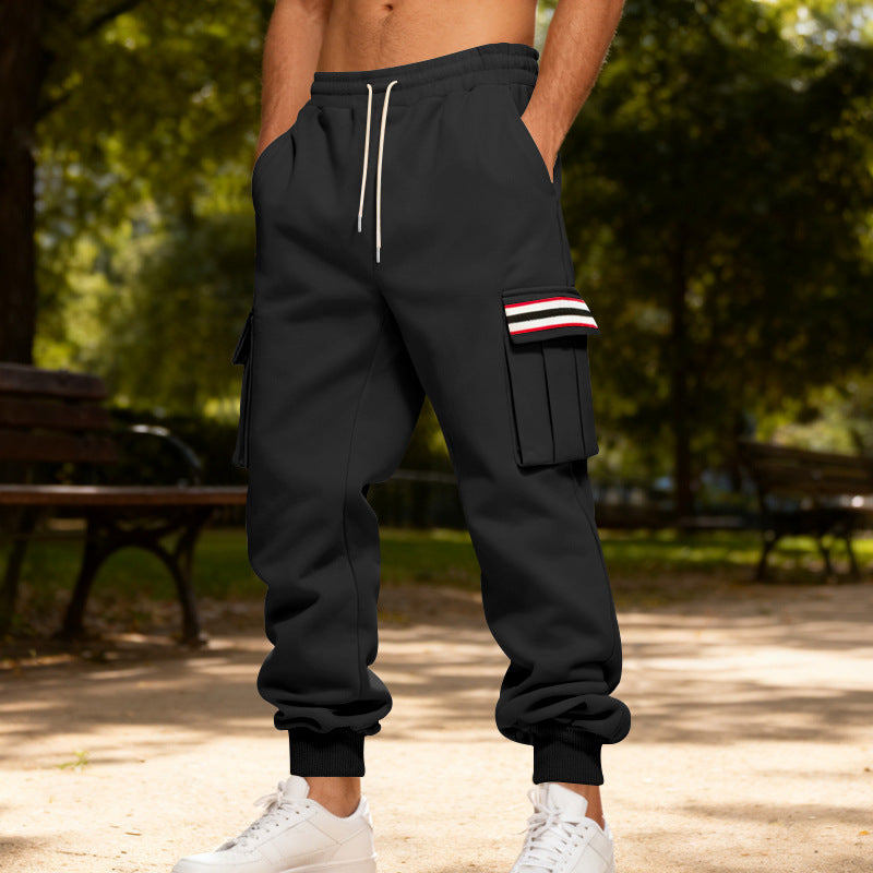 Herren Cargo-Hose Robust Bequem Grau