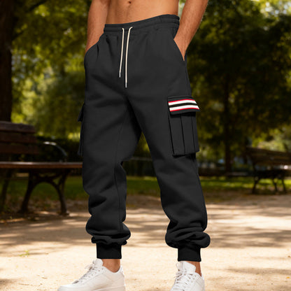 Herren Cargo-Hose Robust Bequem Grau
