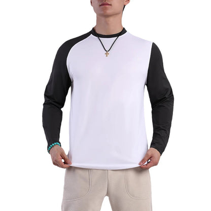 Herren Sportshirt Langarm atmungsaktiv Feuchtigkeitsregulierend