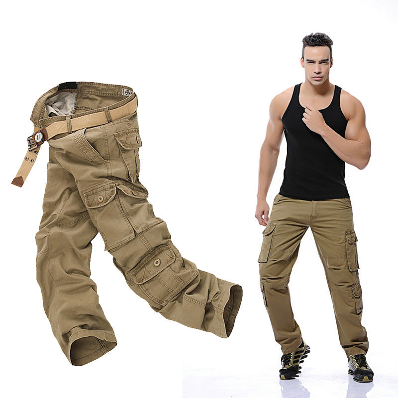 Herren Cargo-Hose Vieltaschig Verstellbar Praktisch - BerlinGlamour