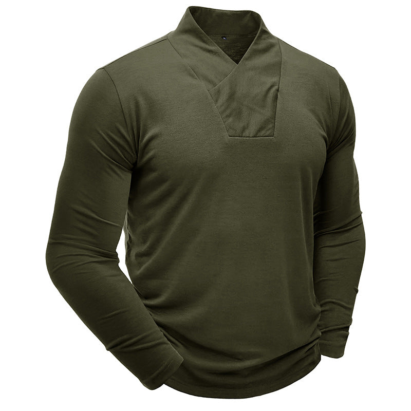 Herren Longsleeve V-Ausschnitt Modern Berlin Style