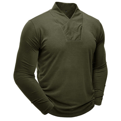 Herren Longsleeve V-Ausschnitt Modern Berlin Style