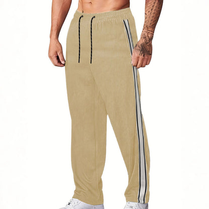Herren Sportliche Jogginghose mit Streifen und elastischem Bund
