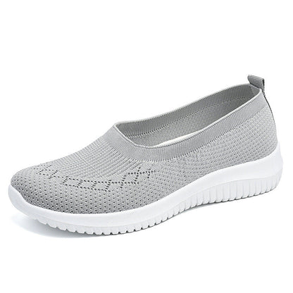 Damen Sneaker Bequem Luftig Slip-On Flexibel