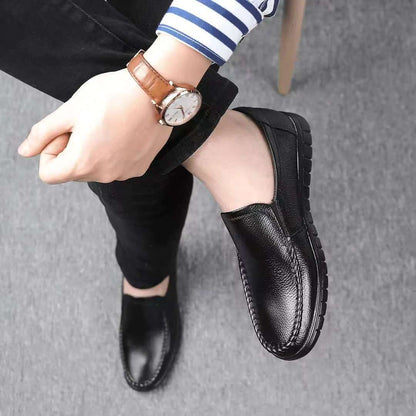 Herren Mokassins Bequem Rutschfest Komfort Schuhe