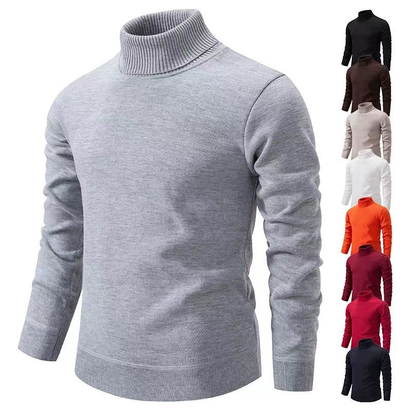Ein stylischer Herren Rollkragenpullover aus hochwertiger Baumwolle BerlinGlamour. - BerlinGlamour