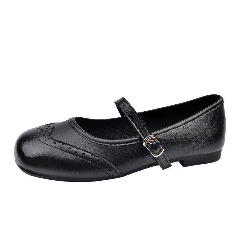 Damen Ballerinas Elegante Riemchen Schuhe Mode