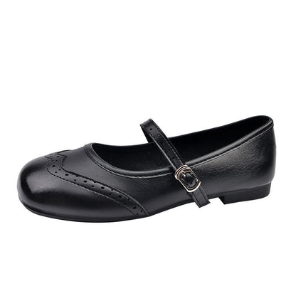 Damen Ballerinas Elegante Riemchen Schuhe Mode