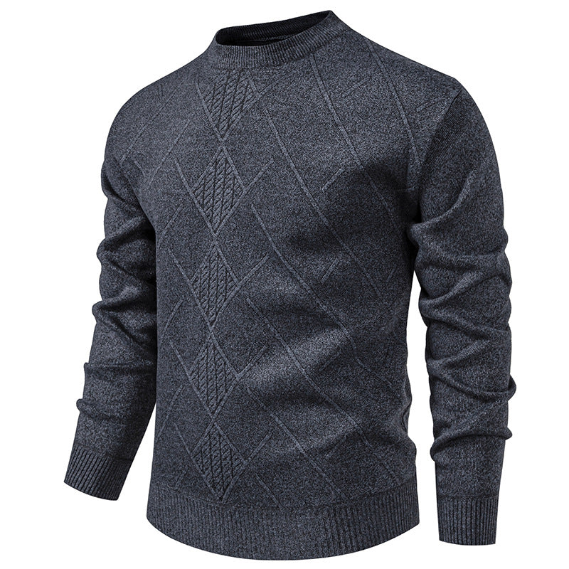 Herren Pullover Modern Rautenmuster Strick