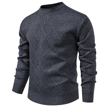 Herren Pullover Modern Rautenmuster Strick