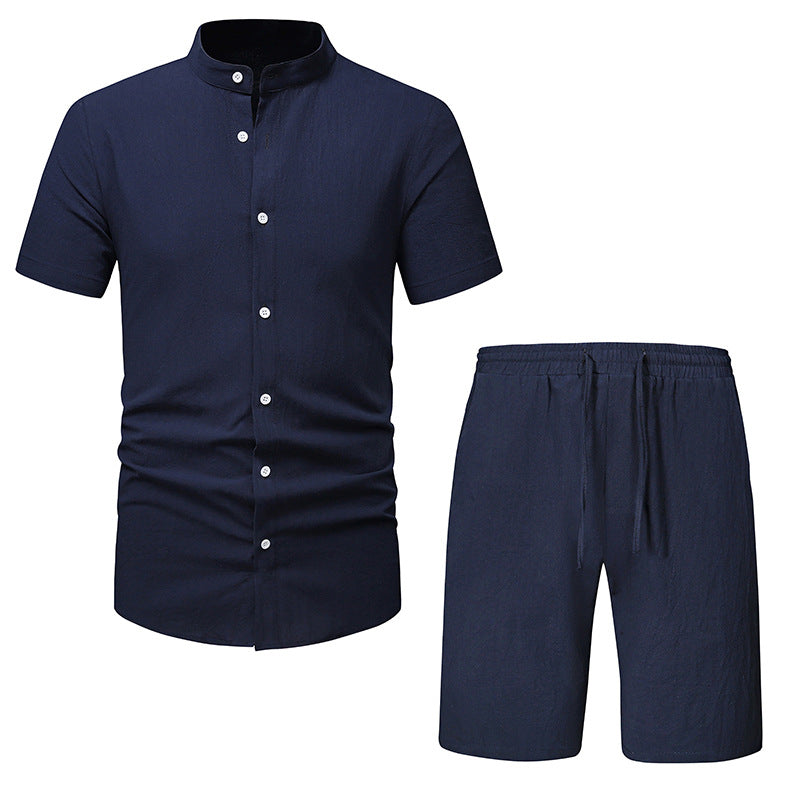 Herren Sommerhemd mit lässiger Hose Modern - BerlinGlamour