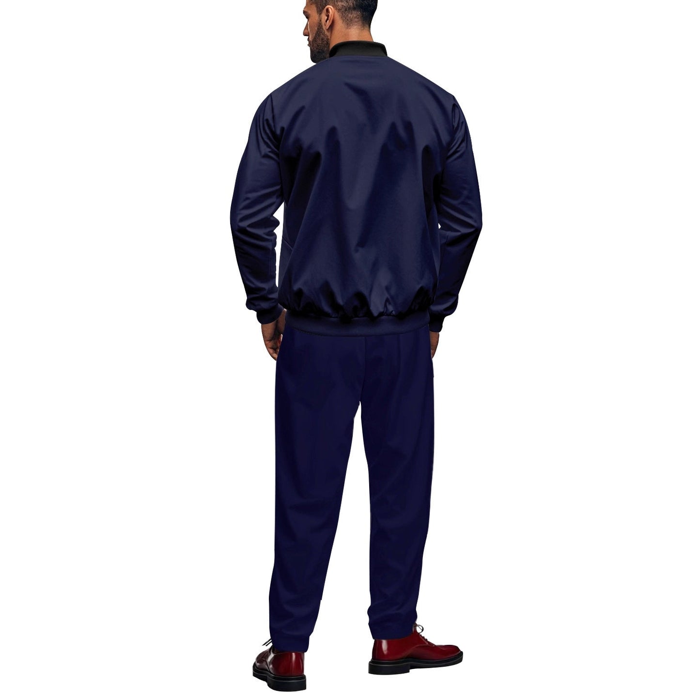Herren Jogginganzug Lässig Bomberjacke Hose Set Sportlich